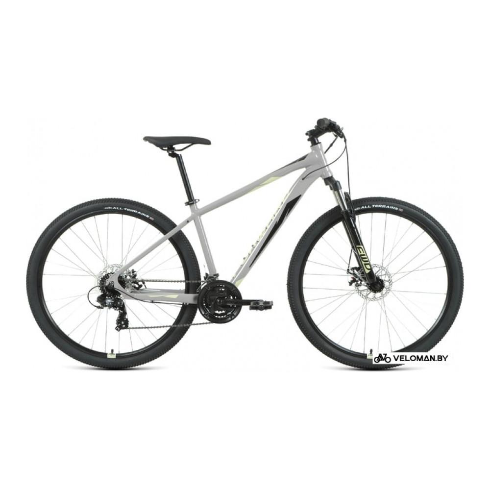 Велосипед горный Forward Apache 29 2.2 S disc р.19 2021 (серый)
