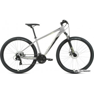 Велосипед горный Forward Apache 29 2.2 S disc р.19 2021 (серый)