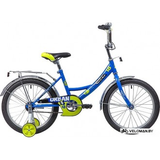 Детский велосипед Novatrack Urban 18 (синий/желтый, 2019)