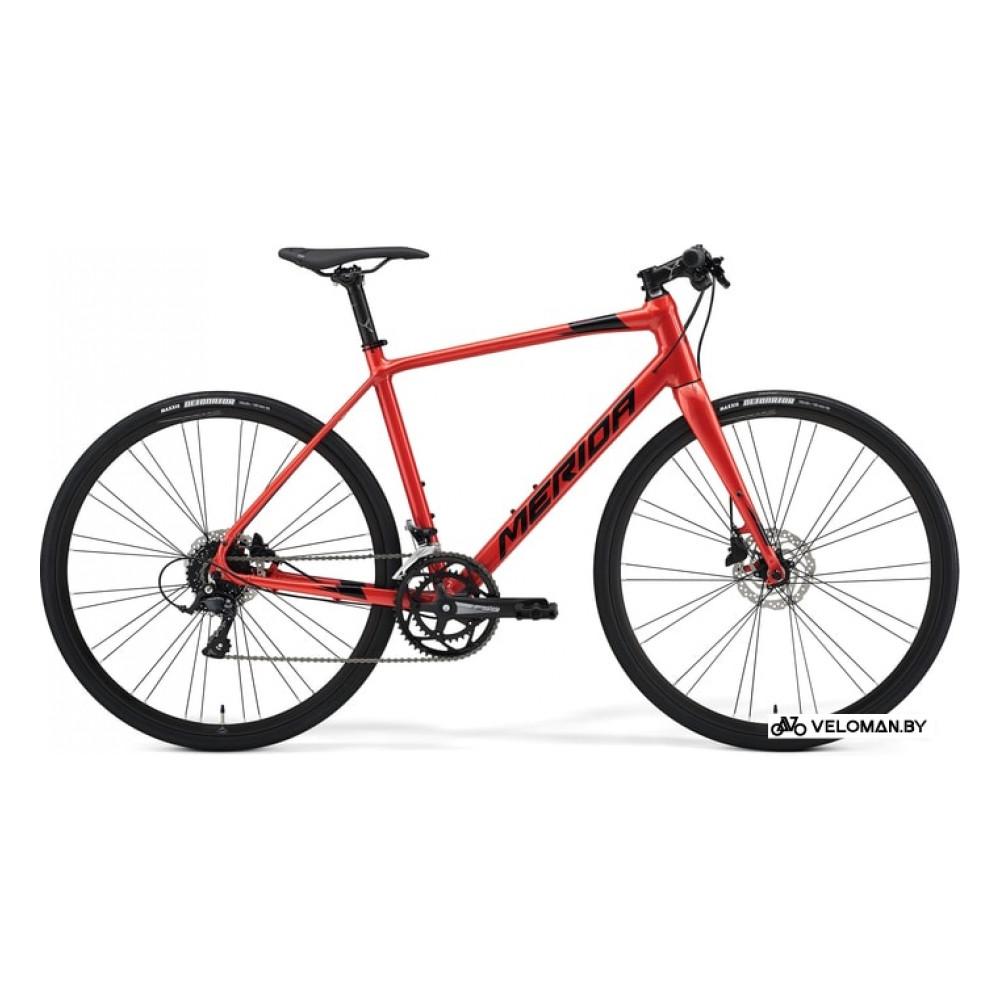 Велосипед городской Merida Speeder 200 S/M 2021 (золотистый красный)