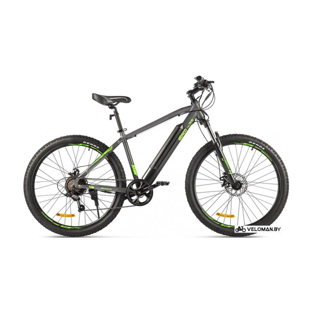 Электровелосипед Eltreco Ultra Trend 2022 (серый/зеленый)