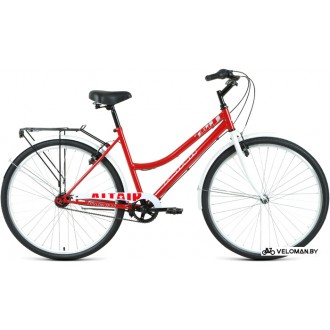 Велосипед городской Altair City 28 low 3.0 2022 (темно-красный/белый)