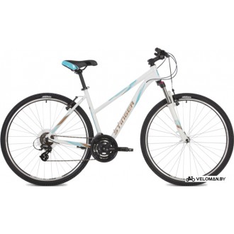 Велосипед гибридный Stinger Liberty Std 28 52cm 2022 (белый)