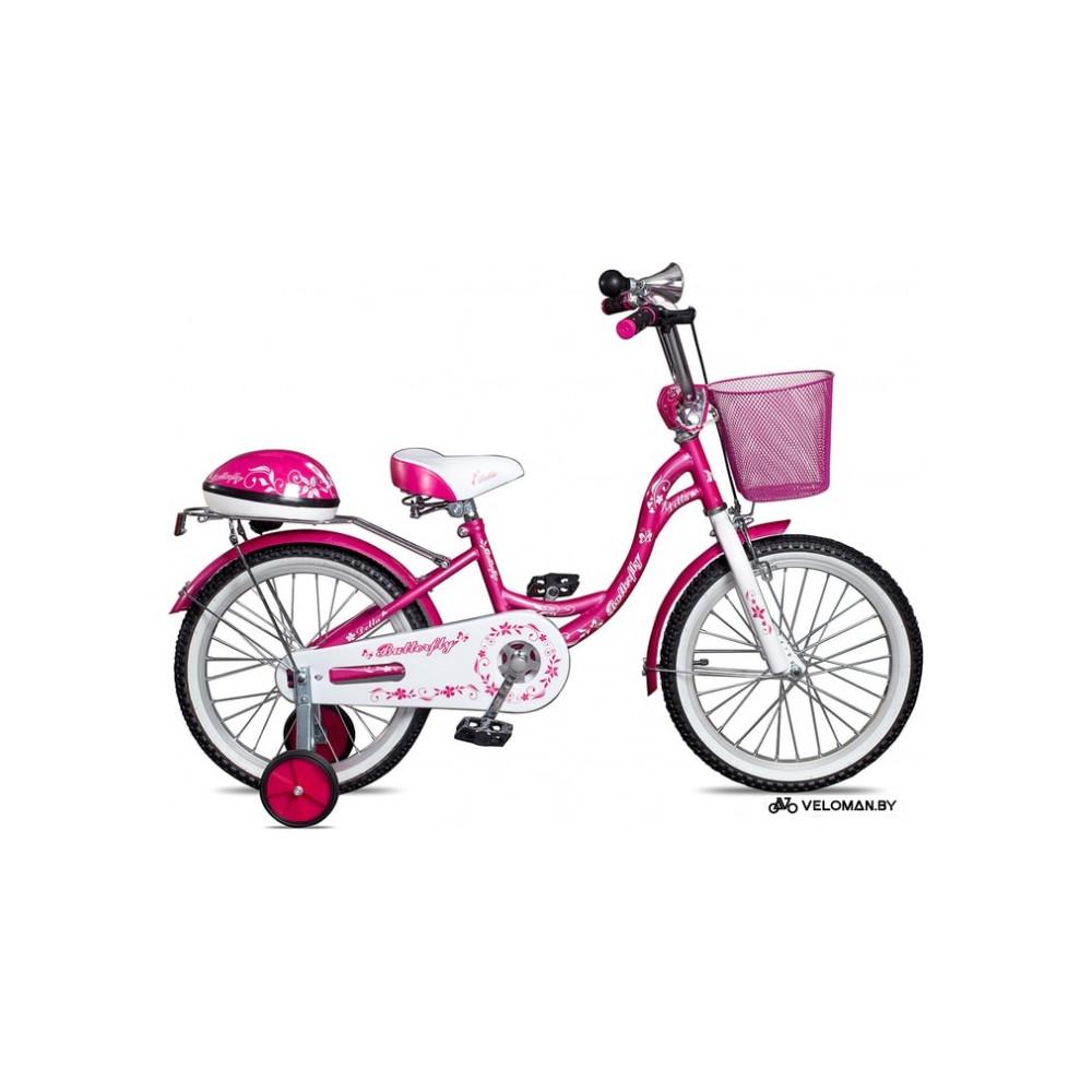 Детский велосипед Delta Butterfly 14 2019 (розовый)
