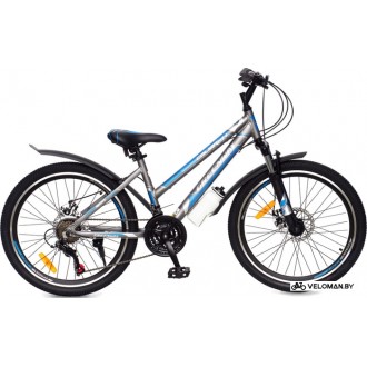 Велосипед горный Greenway Colibri-H 24 р.14 2021 (серый/синий)