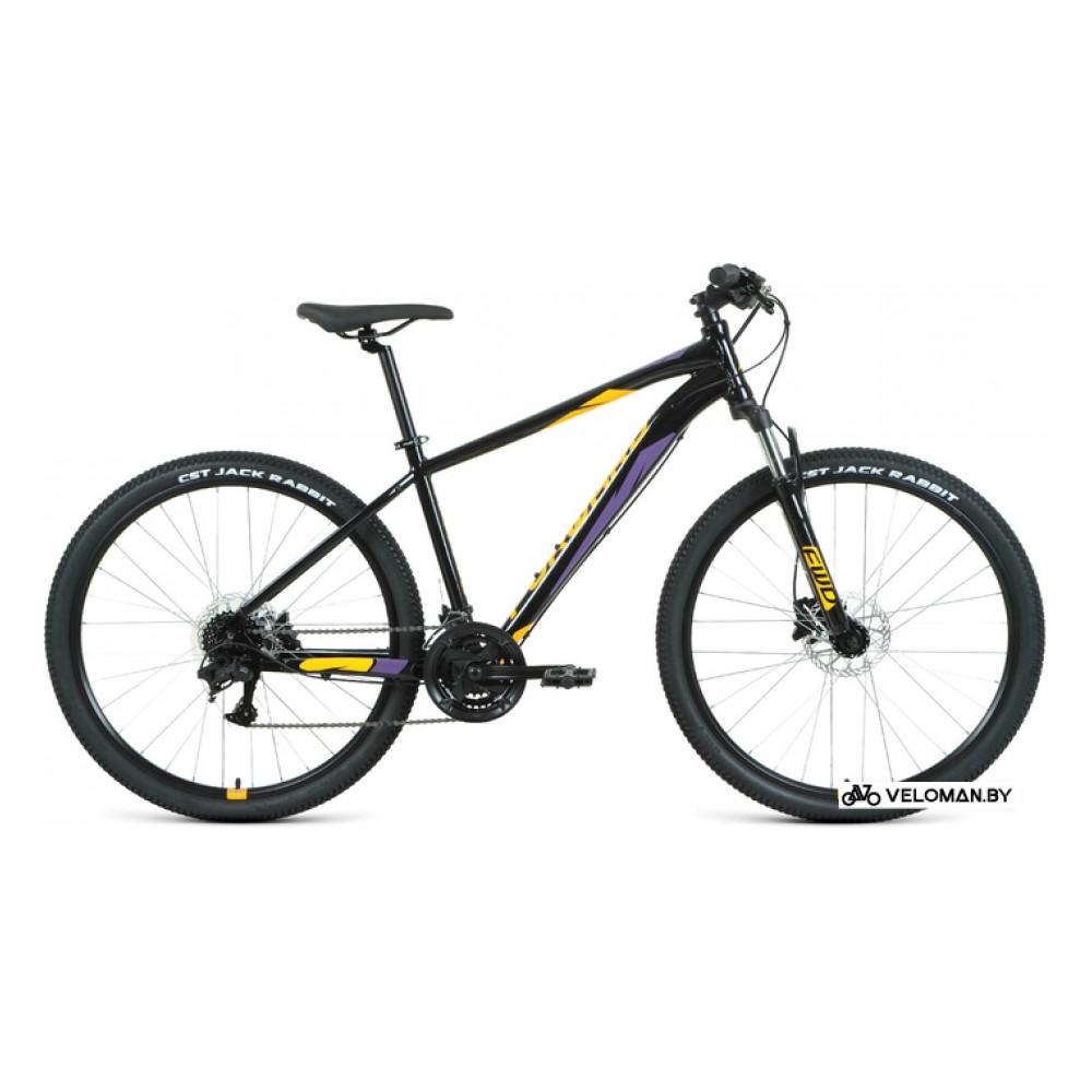 Велосипед горный Forward Apache 27.5 3.2 HD р.19 2022 (черный/оранжевый)