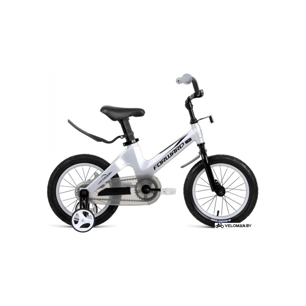 Детский велосипед Forward Cosmo 14 2021 (серебристый)