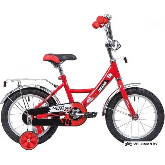 Детский велосипед Novatrack Urban 14 (красный/черный, 2019)