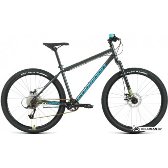 Велосипед горный Forward Sporting 27.5 X р.19 2021 (темно-серый/зеленый)