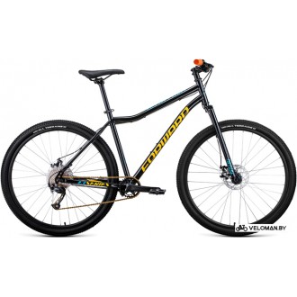 Велосипед горный Forward Sporting 29 X D р.19 2022 (черный/золотистый)