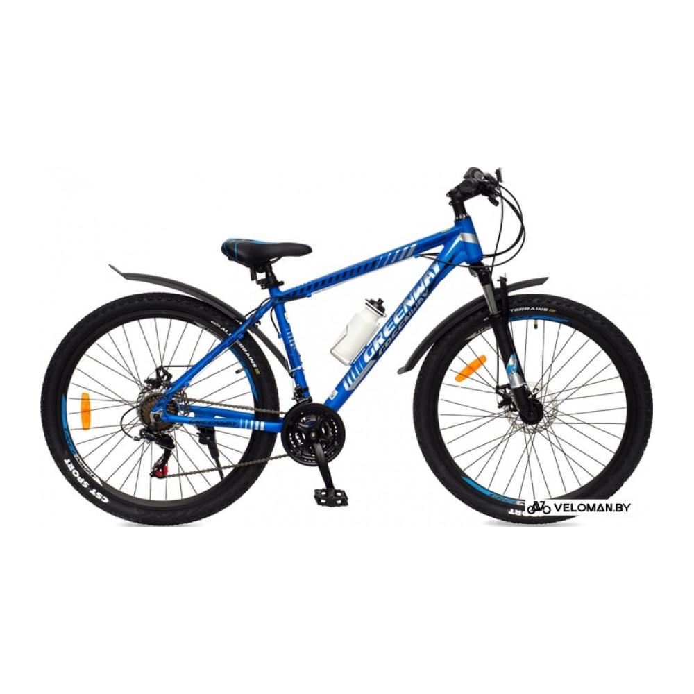 Велосипед Greenway Impulse 27.5 р.15.5 2021 (синий/серый)