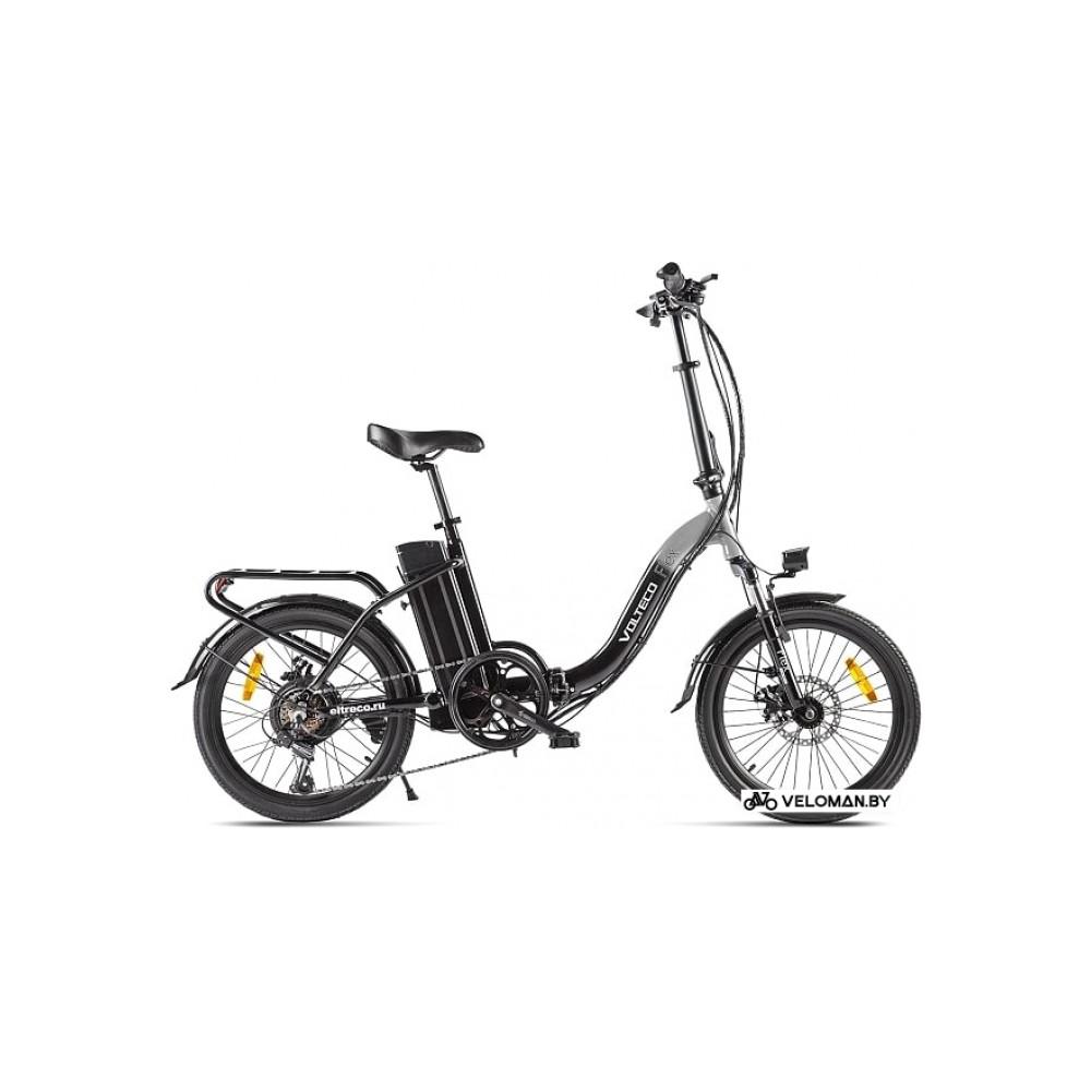 Электровелосипед городской Volteco Flex (черный/серый)