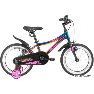 Детский велосипед Novatrack Prime New 16 2020 167APRIME1V.GVL20 (хамелеон синий/фиолетовый)
