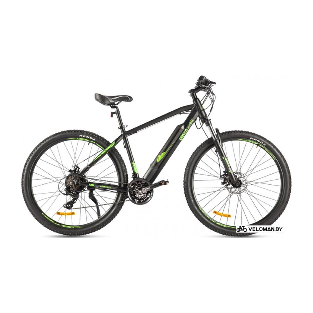 Электровелосипед Eltreco Ultra Max 2022 (черный/зеленый)