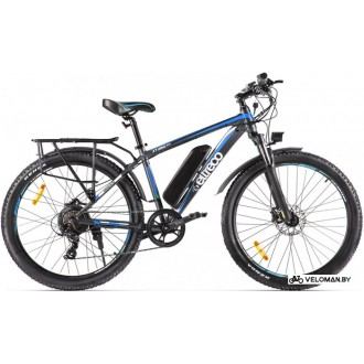 Электровелосипед горный Eltreco XT 850 New (серый/синий)