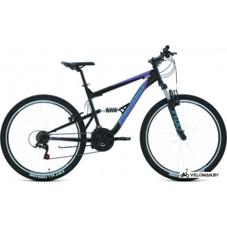 Велосипед горный Forward Raptor 27.5 1.0 р.16 2021 (черный/фиолетовый)