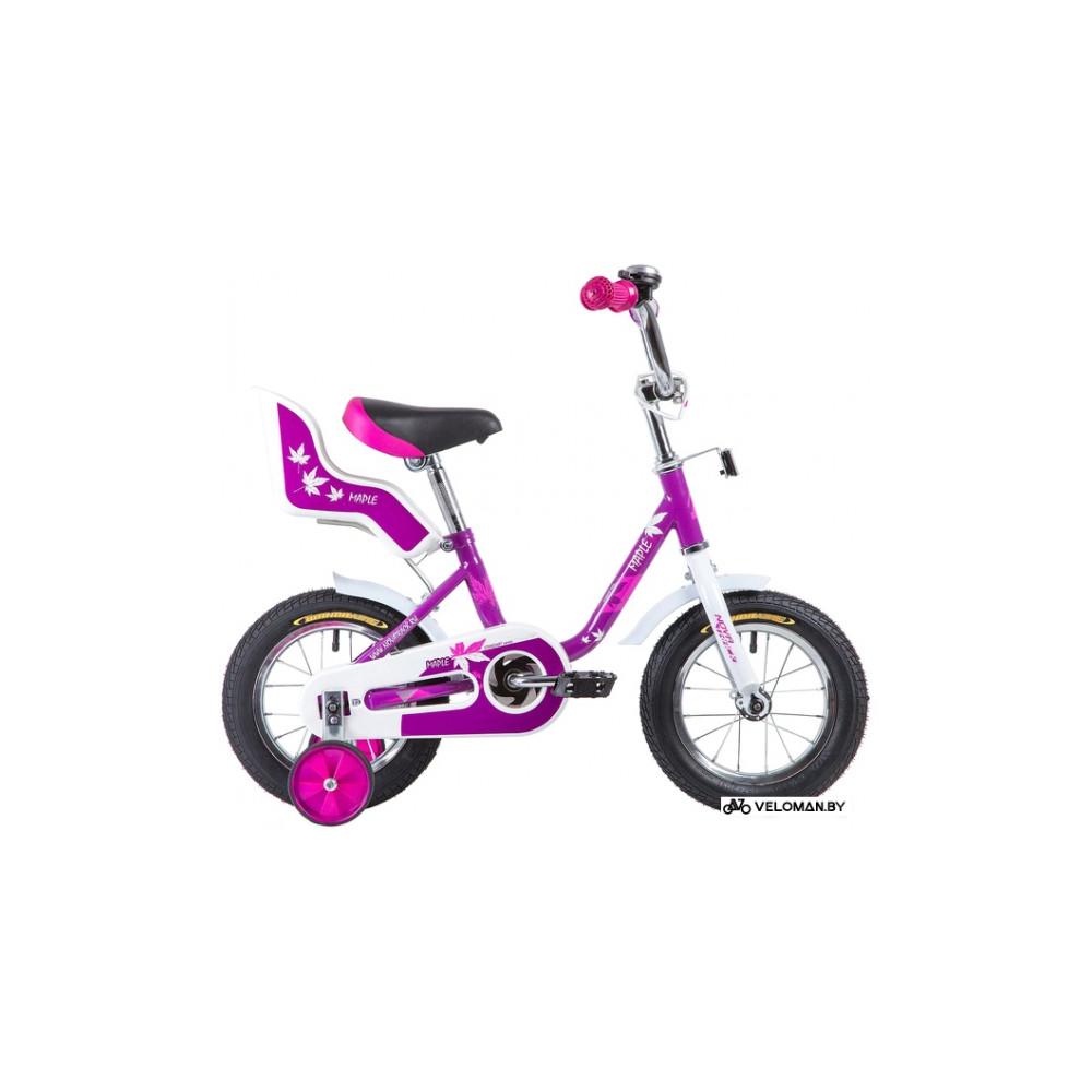 Детский велосипед Novatrack Maple 12 2021 124MAPLE.PR21 (сиреневый)