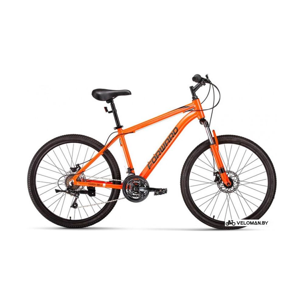 Велосипед Forward Hardi 26 2.0 D р.18 2022 (оранжевый/черный)