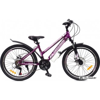 Велосипед Greenway Colibri-H 24 р.14 2021 (фиолетовый/розовый)