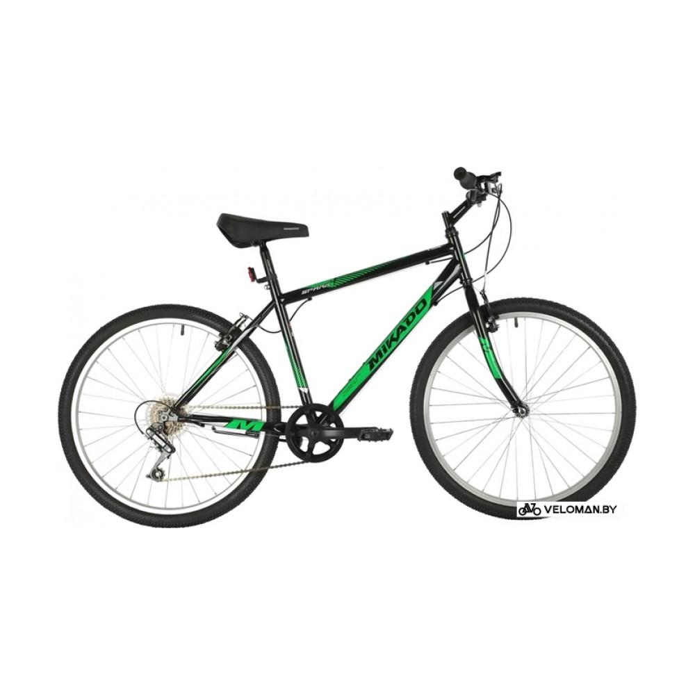 Велосипед Mikado Spark 1.0 р.18 2022 (черный/зеленый)