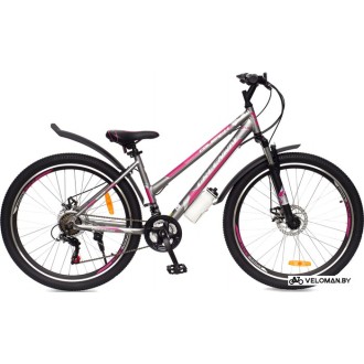Велосипед горный Greenway Colibri-H 27.5 р.17 2021 (серый/розовый)