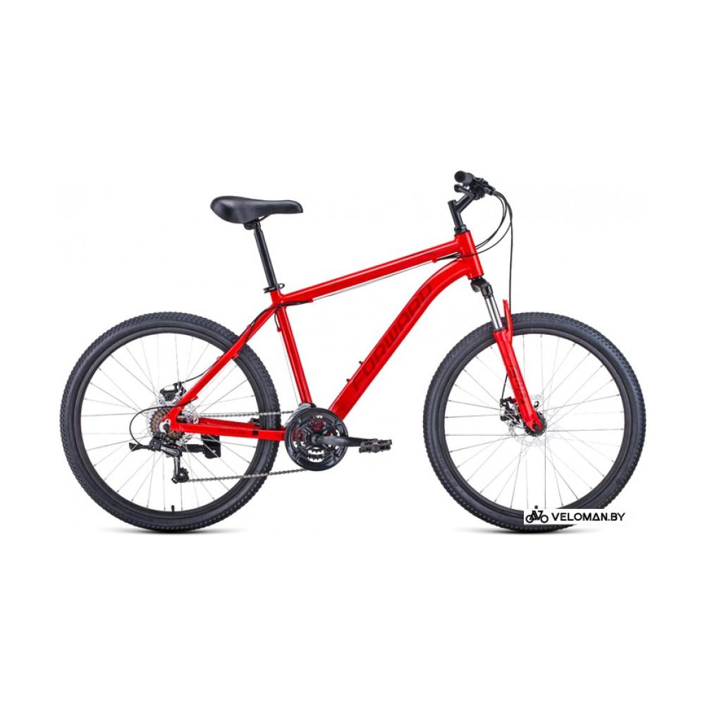 Велосипед горный Forward Hardi 26 2.1 D р.18 2022 (красный)