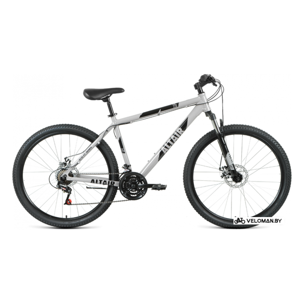 Велосипед горный Altair AL 27.5 D р.17 2021 (серый)
