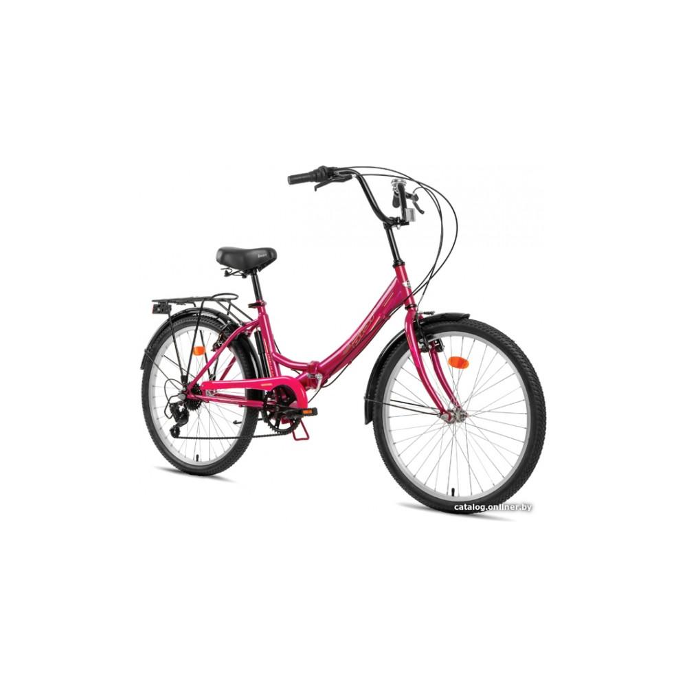 Велосипед AIST Smart 24 2.0 2022 (фиолетовый)
