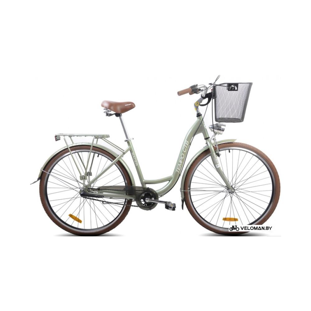 Велосипед городской Racer Tempo CTB 2022 (зеленый)