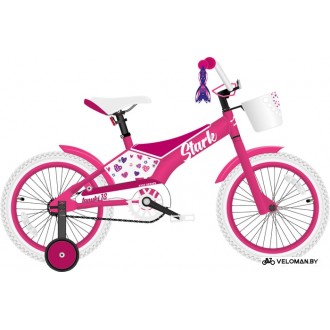 Детский велосипед Stark Tanuki 18 Girl 2021 (розовый/фиолетовый)