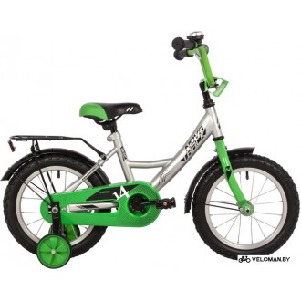 Детский велосипед Novatrack Vector 14 2022 143VECTOR.SL22 (серебристый)