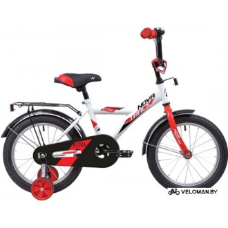Детский велосипед Novatrack Astra 12 123ASTRA.WT20 (белый/красный, 2020)