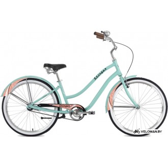 Велосипед круизер Stinger Cruiser Lady 2021 (зеленый)