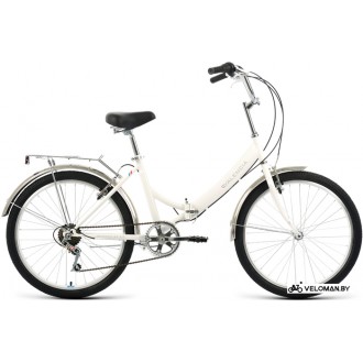 Велосипед городской Forward Valencia 24 2.0 2022 (белый/красный)