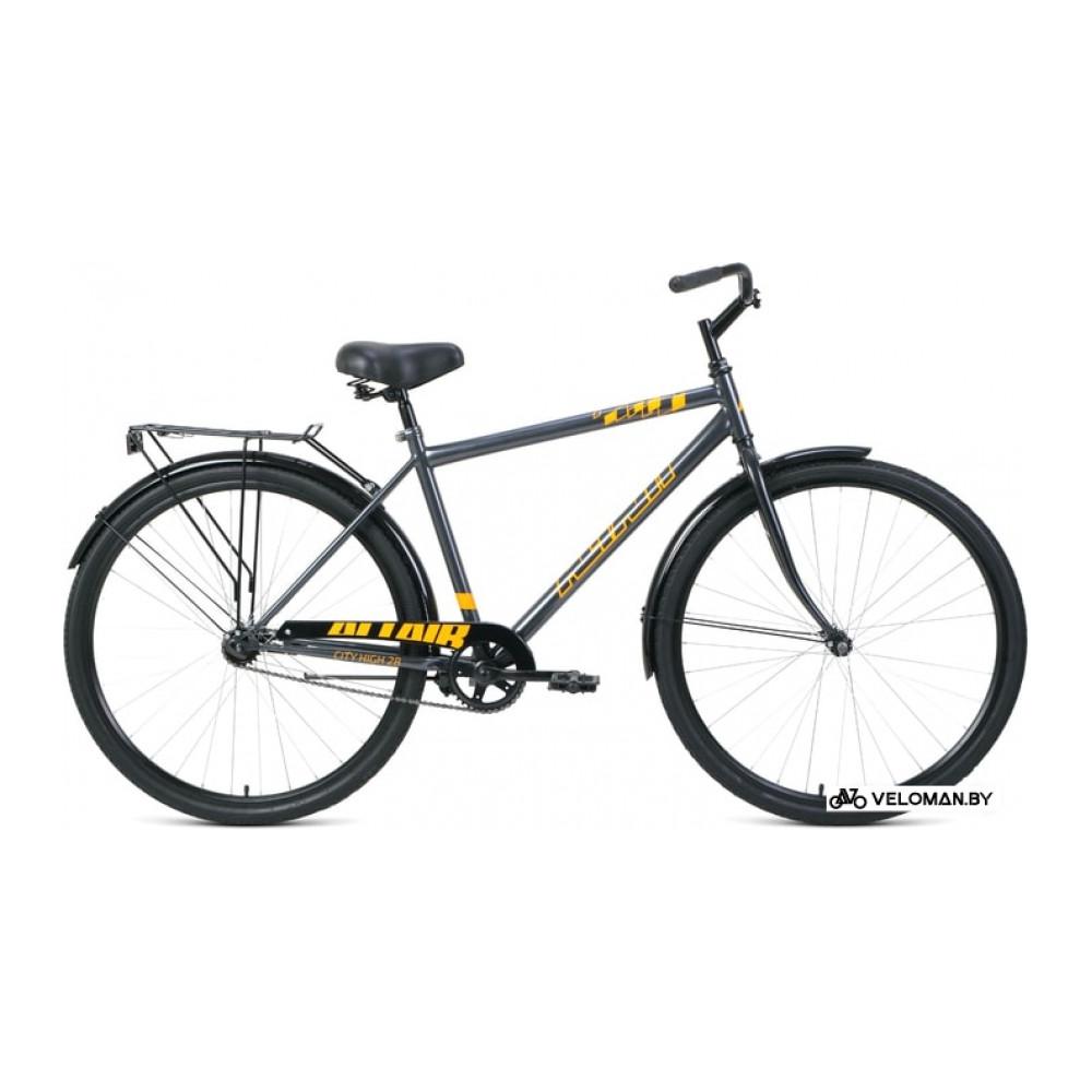 Велосипед городской Altair City 28 high 2020 (серый/оранжевый)