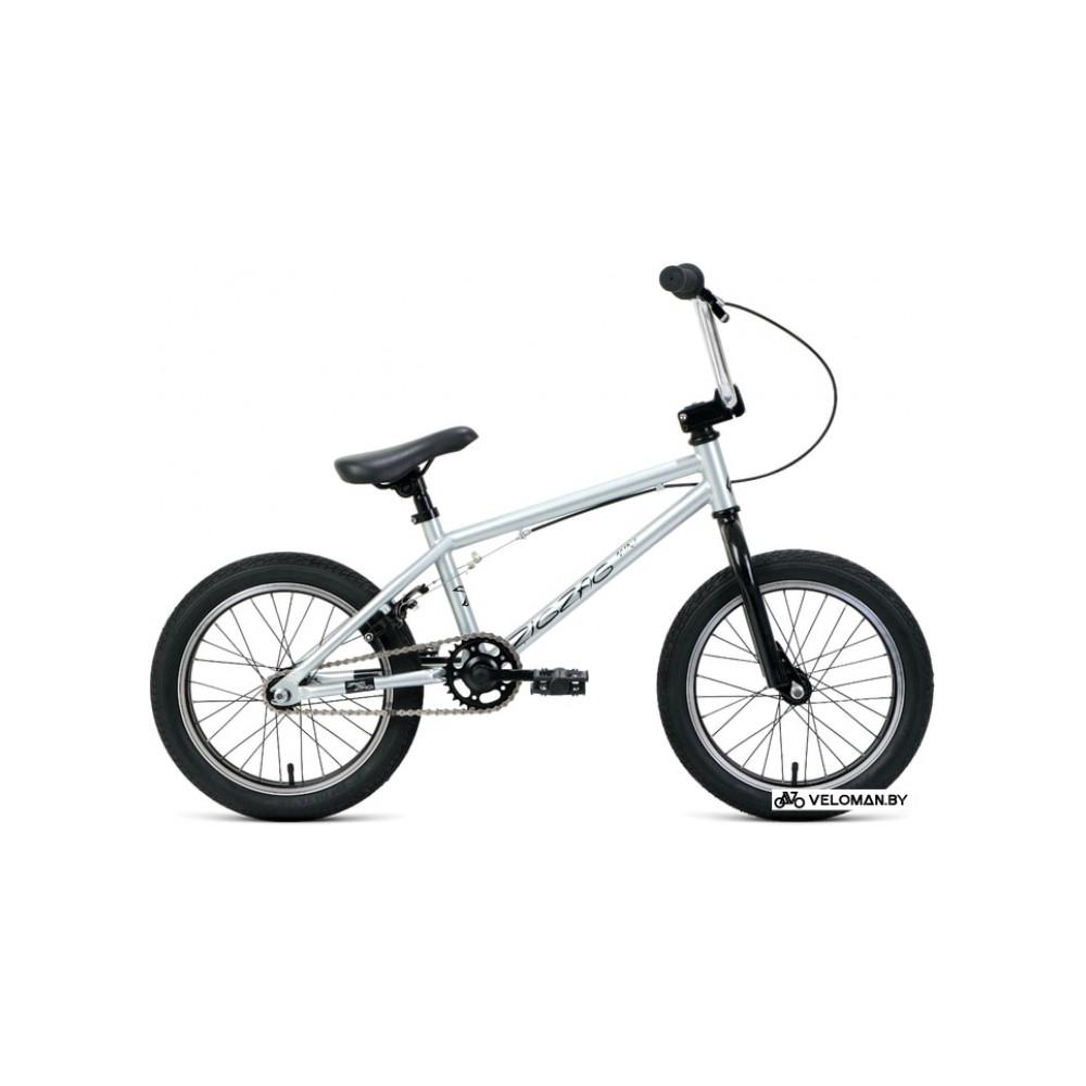 Велосипед bmx Forward Zigzag 16 2020 (серый)
