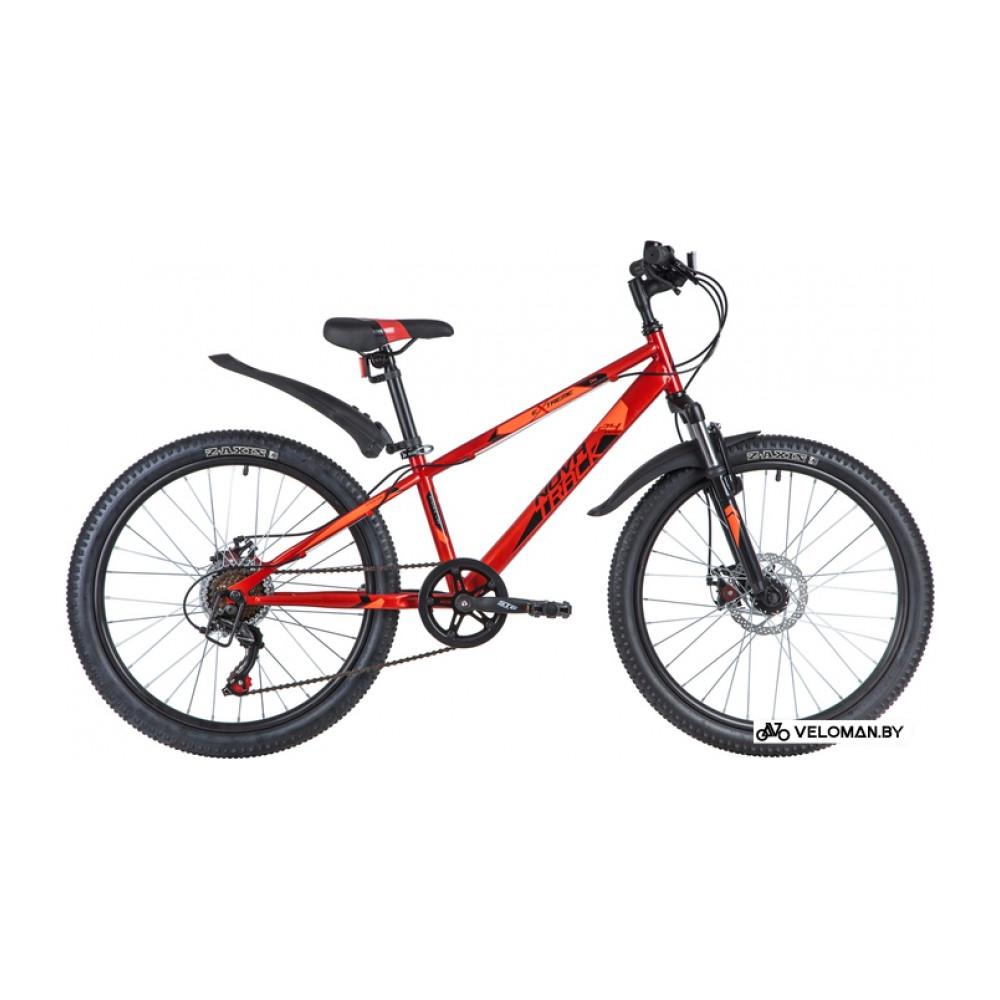 Велосипед горный Novatrack Extreme 6.D 24 2021 (красный)