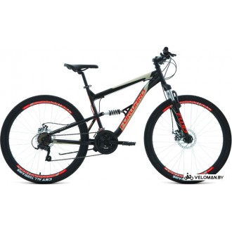 Велосипед горный Forward Raptor 27.5 2.0 disc р.18 2020 (черный/красный)