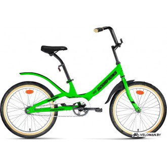 Детский велосипед Forward Scorpions 20 1.0 2022 (ярко-зеленый/черный)