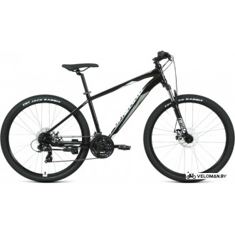 Велосипед горный Forward Apache 27.5 2.2 S disc р.17 2021 (черный/серый)