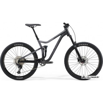 Велосипед горный Merida One-Forty 400 L 2021 (шелковый антрацит/черный)