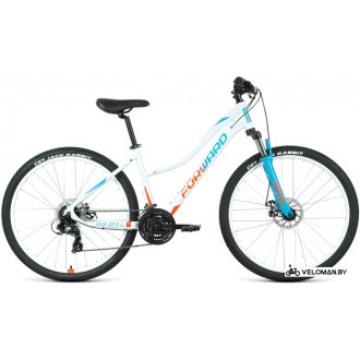 Велосипед горный Forward Jade 27.5 2.0 D 2022 (белый/бирюзовый)