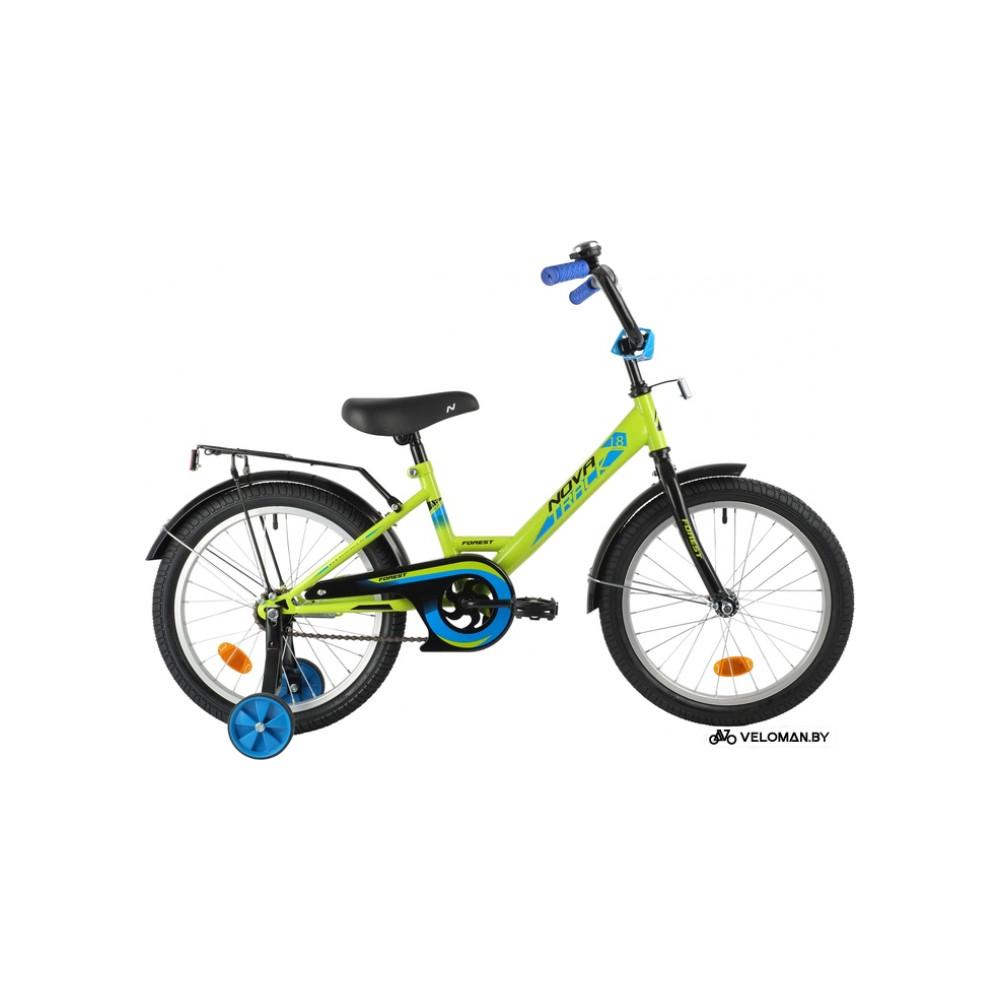 Детский велосипед Novatrack Forest 18 2021 181FOREST.GN21 (зеленый)