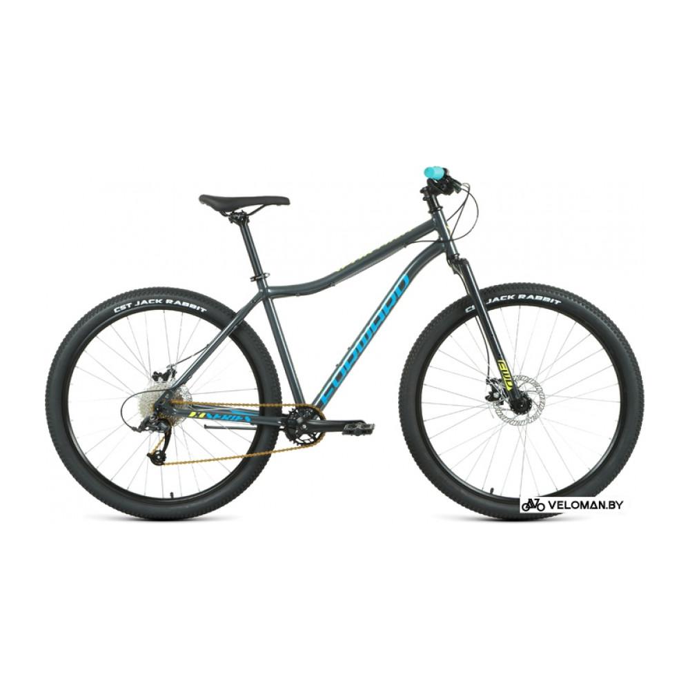 Велосипед горный Forward Sporting 29 X D р.17 2022 (темно-серый/зеленый)