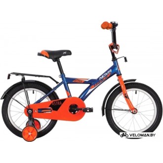 Детский велосипед Novatrack Astra 12 123ASTRA.BL20 (синий/оранжевый, 2020)