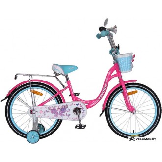 Детский велосипед Favorit Butterfly 20 2020 (розовый/бирюзовый)