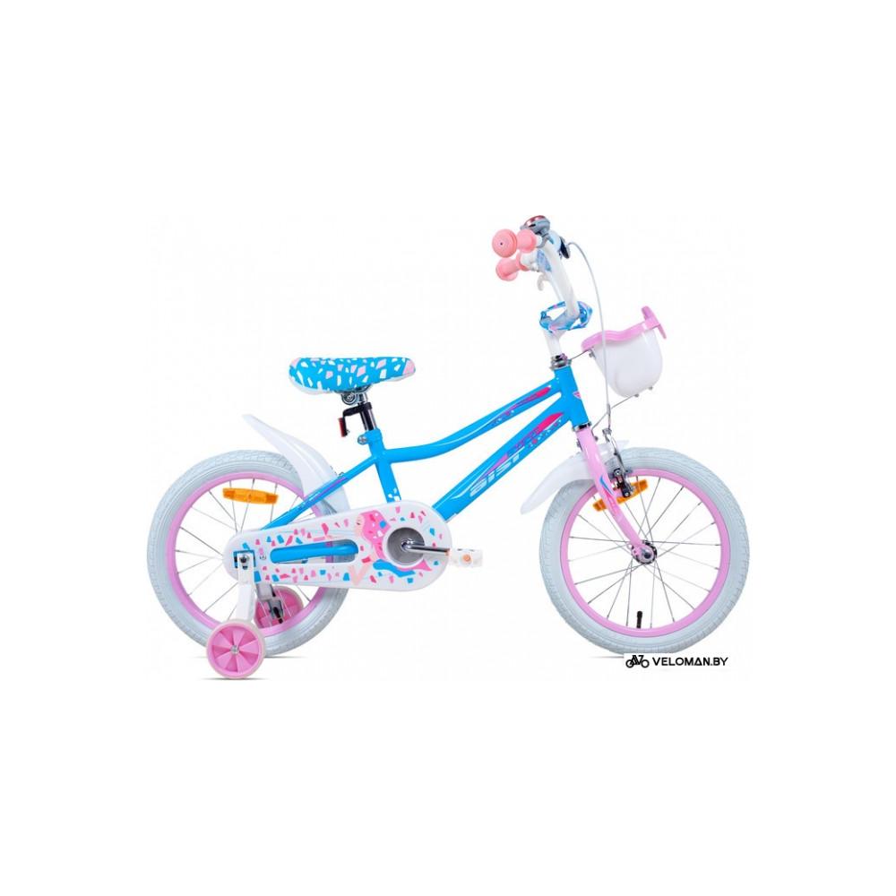 Детский велосипед AIST Wiki 14 (голубой, 2017)
