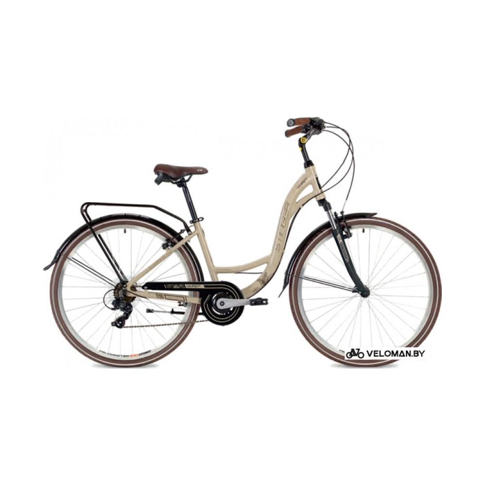 Велосипед Stinger Calipso STD р.17 2021 (бежевый)