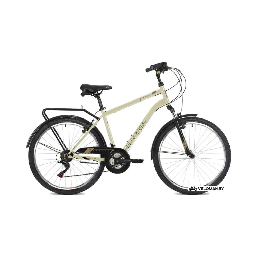 Велосипед Stinger Traffic р.18 2020 (бежевый)