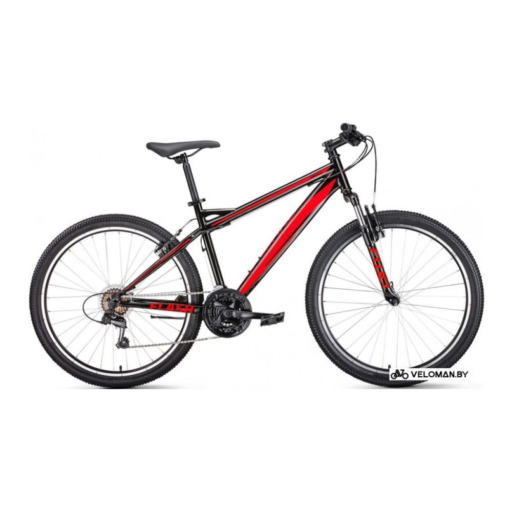 Велосипед горный Forward Flash 26 1.0 р.15 2020 (черный/красный)